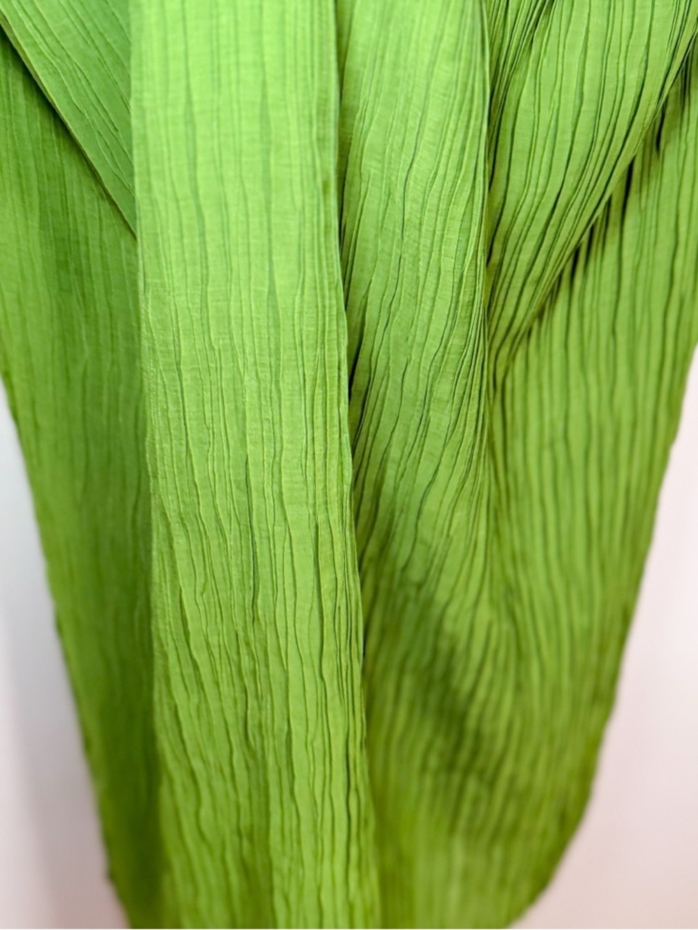 Banana Republic green halter plisse shift dress pleated summer resort vacation - Picture 10 of 11